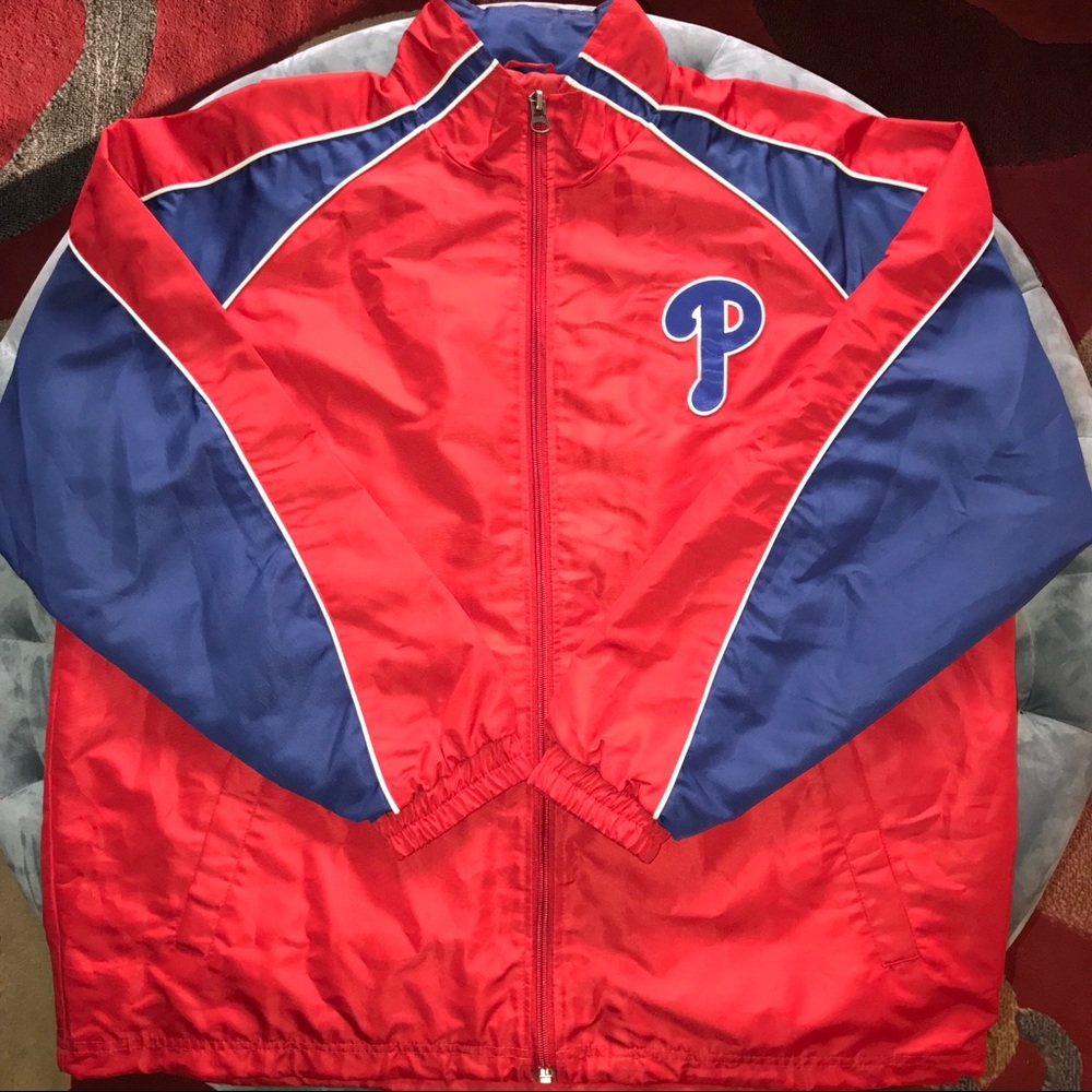 ⚾️ Philadelphia Phillies mlb Jacket Auth men Sz L